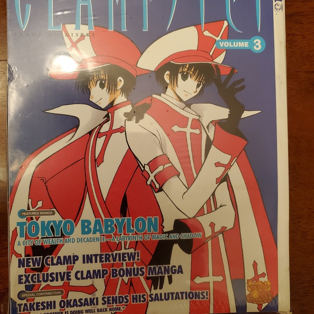 CLAMP Collectable Chess Pieces with comic included. VOL 4.